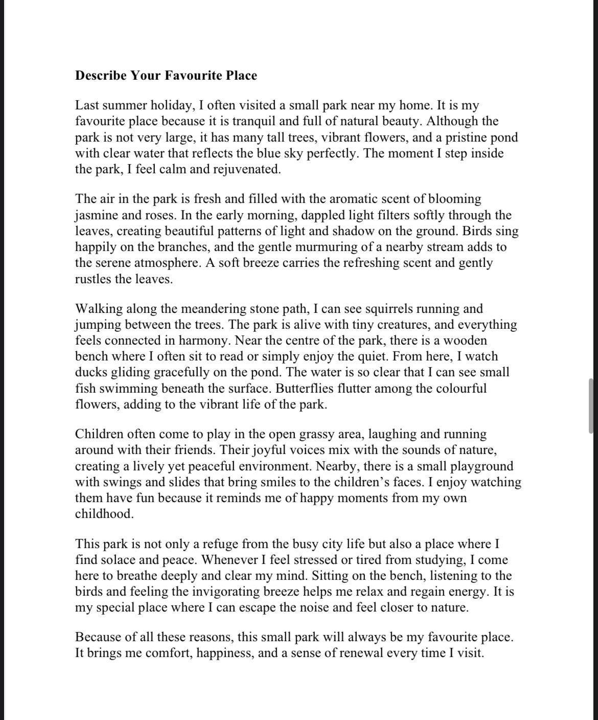 Story & Descriptive Writing 系列寫作筆記